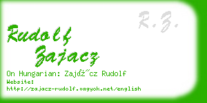 rudolf zajacz business card